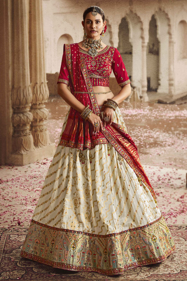 Maroon Viscose Lehenga Choli