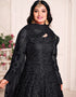 Black Net Anarkali Anarkali Back View