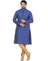 BLUE Kurta THREAD COTTON Churidar