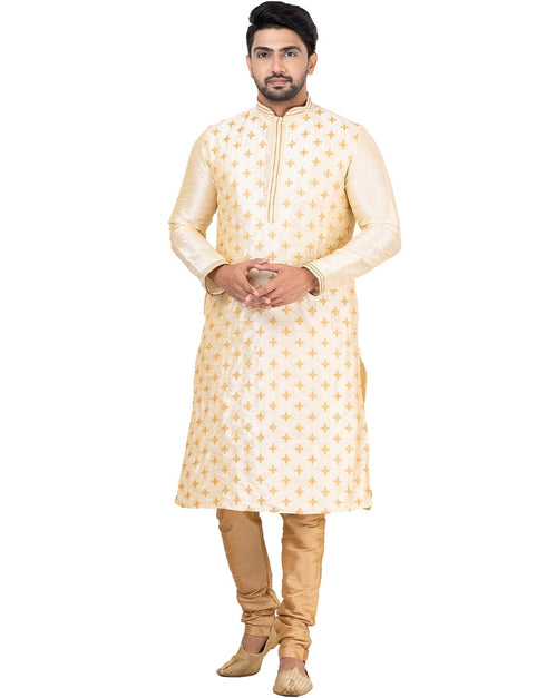 FAWN Kurta DUPION SILK Churidar