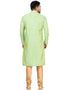 SEAGREEN Kurta THREAD COTTON Churidar Closure View