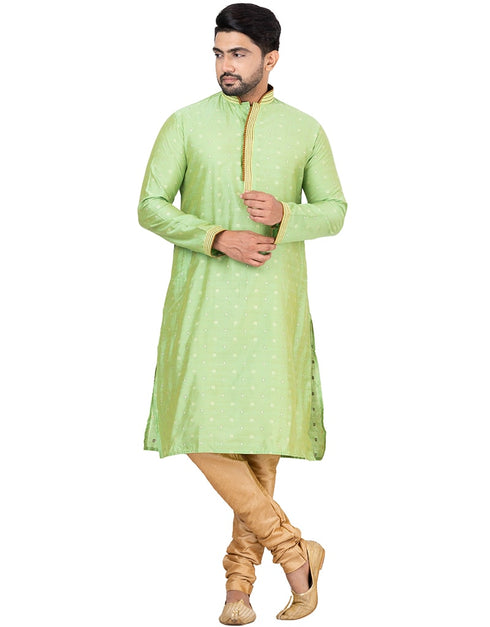 SEAGREEN Kurta THREAD COTTON Churidar