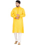 YELLOW Kurta COTTON LINEN Churidar