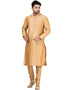 GOLD Kurta DUPION SILK Churidar