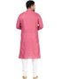 CHOCLATE Kurta COTTON LINEN Churidar Closure View