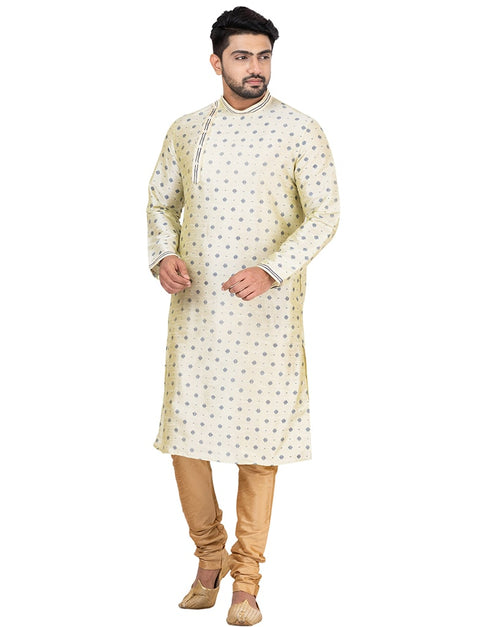 PISTA Kurta DUPION SILK Churidar