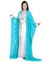 Muslim Sky Blue Colored Embroidery worked Kaftan