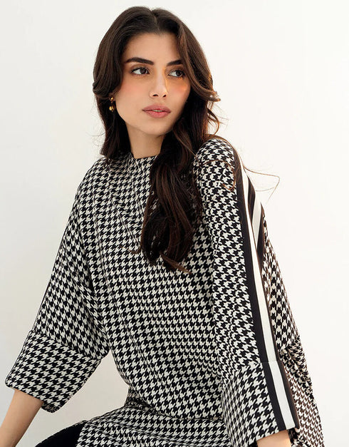 Foggy Grey Kurti + Pant Closure View