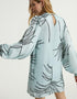 Silver Heavy Designer Digital Printed One Piece Back View