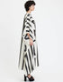 Black & White French Moss Kaftan