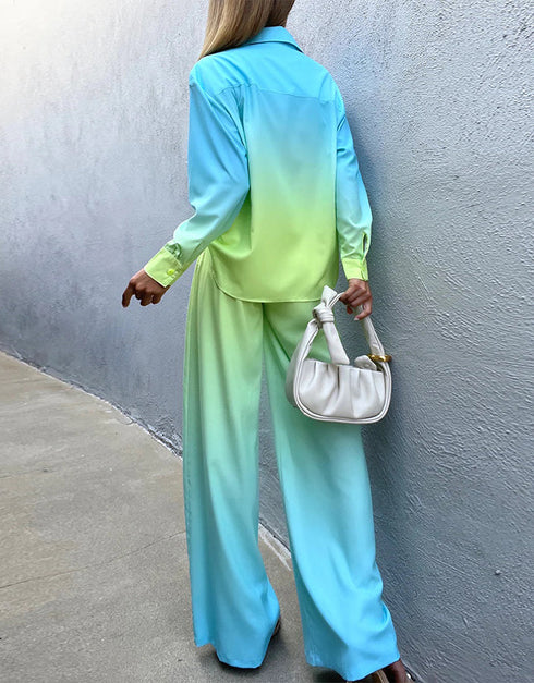 Columbia Blue Heavy Designer Heavy Maxi Dress Closure View