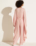 oyster pink korean bsy trendy designer party wear jumpsuit + belt digital printed work details for dress jsdc-7028 Close-up View