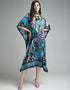 hippie blue diamond crepe trendy designer party wear maxi dress digital printed work details for dress jsdc-5916 Close-up View