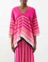 Designer Readymade Co-Ord Sets With Pockets Pink Lemonade Soft Silk Crepe Pant Suit Front View