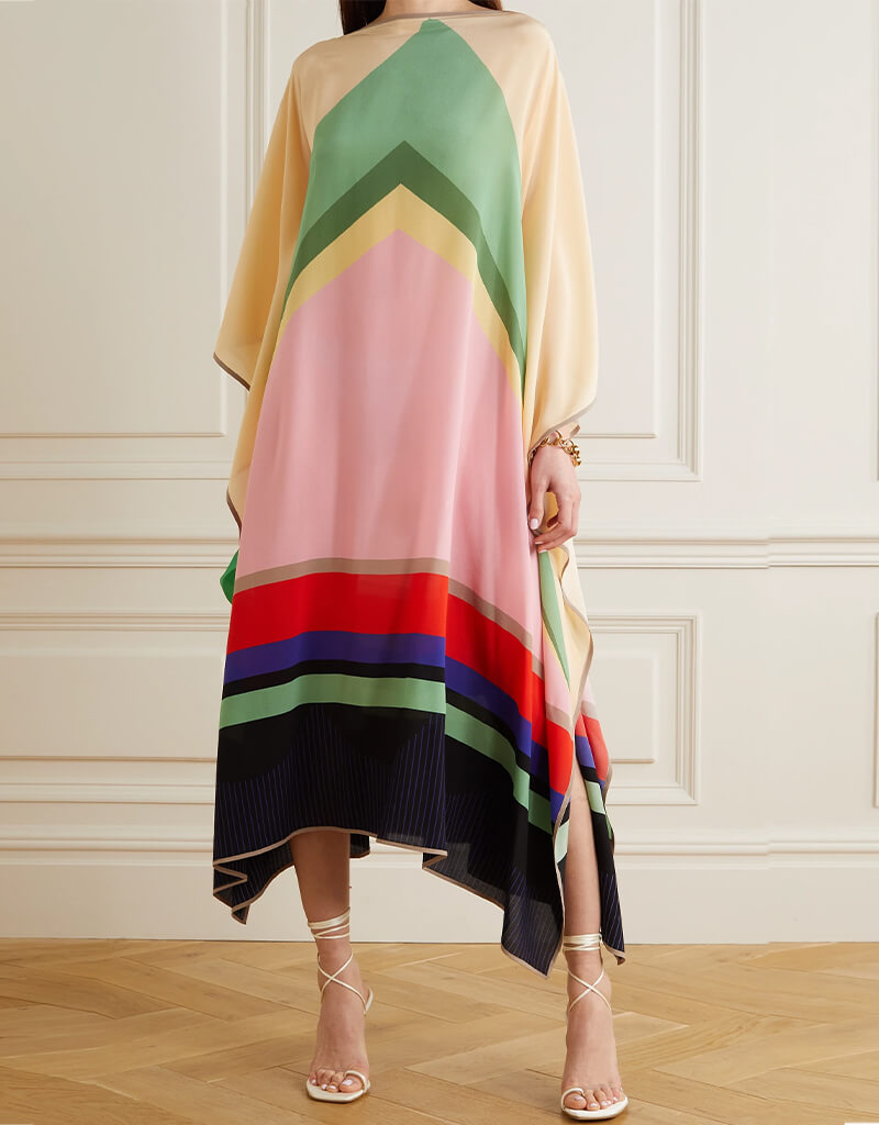 Crepe Satin KAFTAN