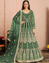 Green Net Anarkali Anarkali