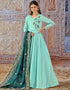 Light Sky Blue Silk Anarkali Anarkali