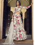 Traditional Party Wear Heavy Lehenga Choli Deep Carmine Finest Crushed Silk Lehenga Choli Front View