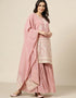 Pink Georgette Suit Sharara