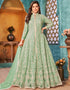 Mint Green Satin Anarkali Anarkali