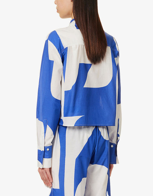 Trendy Designer Party Wear Beautiful Co-Ord Sets Blue Korean Bsy Dress Back View