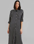 Designer Party Wear Maxi Dress Black Heavy Organza Silk Maxi Dress Back View