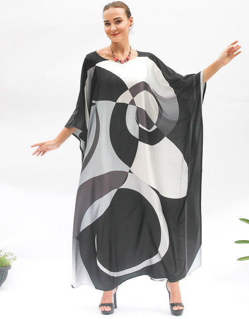 Dark Grey Free From Chest With Length 56 Inch Back View