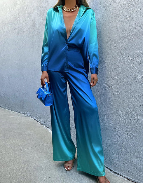 Blizzard Blue Heavy Designer Heavy Maxi Dress