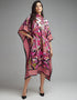 persian pink diamond crepe trendy designer party wear maxi dress digital printed work details for dress jsdc-5919 Back View