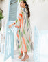 Multi Georgette Kaftan designer kaftan
