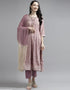 Lavender Muslin Salwar Kameez Pant
