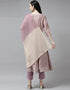 Lavender Muslin Salwar Kameez Pant Closure View