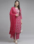 Pink Rayon Salwar Kameez Pant