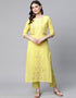 Yellow Pure Cotton Salwar Suit Pant