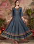 Blue Anarkali Kurti