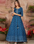 Blue Anarkali Kurti