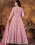 Onion Pink Net Anarkali Anarkali Salwar Kameez