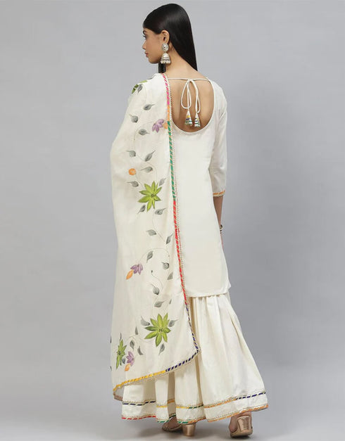 White Rock Pure Cotton Salwar Suit Sharara Women