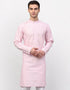 Pink Kurta Silk Blend NA