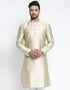 Beige Kurta Silk Blend NA