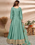 Light Sea Green Art Silk Anarkali Anarkali Salwar Kameez