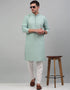 Green Kurta Cotton Pant