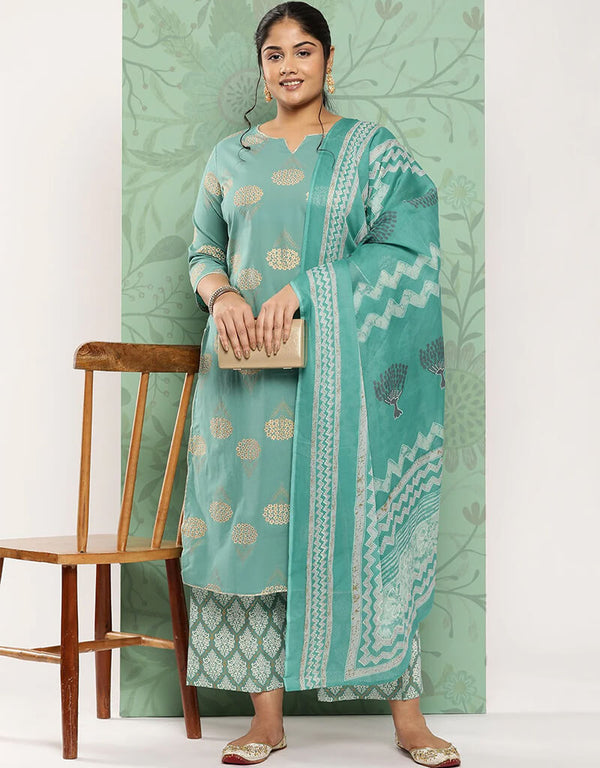 Sky Blue Pure Cotton Straight Pant