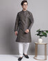 Black Kurta Silk Cotton Payjama