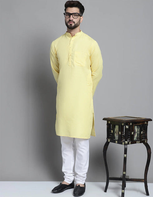 Lemon Light Kurta Pure Cotton Payjama