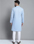 Sky Kurta Pure Cotton Payjama Closure View