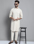 Cream White Kurta Cotton Payjama