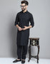 Black Kurta Cotton Payjama