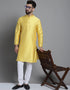 Yellow Kurta Silk Payjama