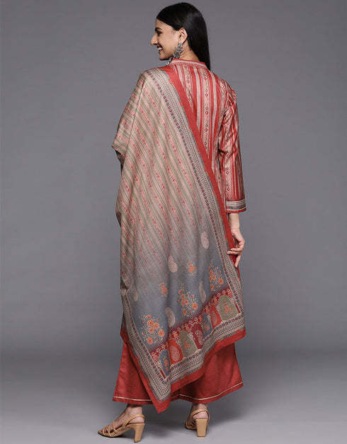 Maroon Velvet Straight Palazzo Women